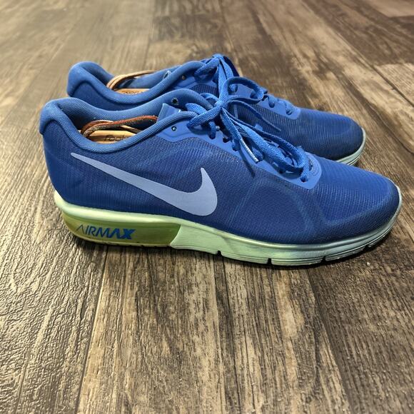 Nike Women’s Air Max Sequent Running Fountain Blue 719916-406 Size US 8.5 Shoes - Picture 1 of 6